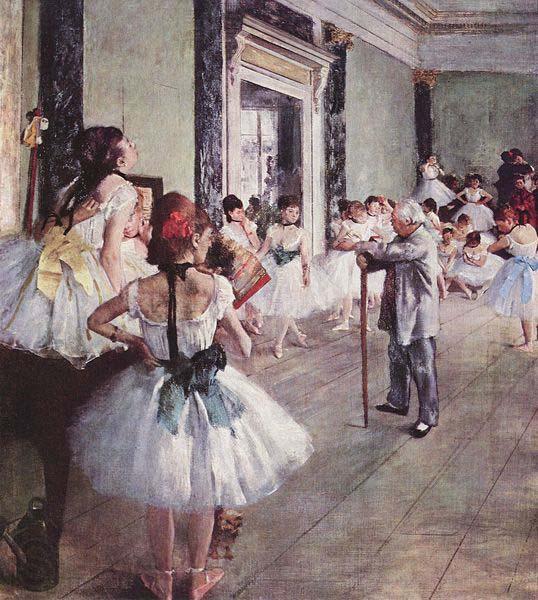 Edgar Degas The Dance Class France oil painting art